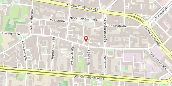 Karte der Umgebung von Königstor 28, 34117 Kassel