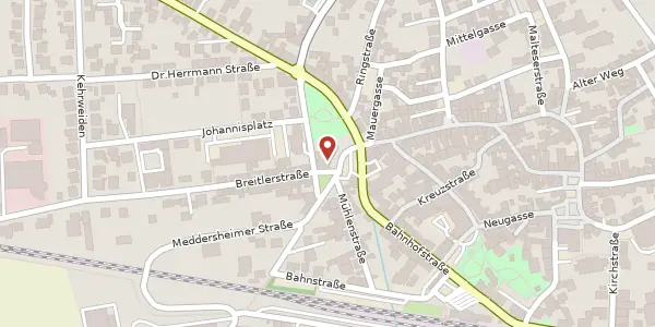 Karte der Umgebung von Meddersheimer Str. 4, 55566 Bad Sobernheim