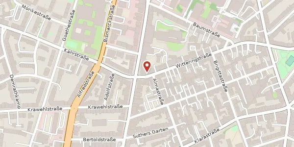Karte der Umgebung von Witteringstr. 1, 45130 Essen
