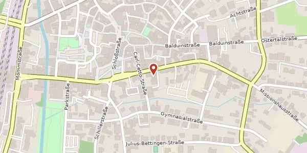 Karte der Umgebung von Wendalinusstraße 8, 66606 St. Wendel