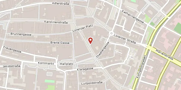 Karte der Umgebung von Königstr. 39, 90402 Nürnberg