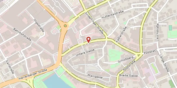 Karte der Umgebung von Stadtgrabenstraße 22, 71032 Böblingen