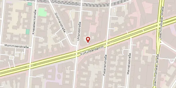 Karte der Umgebung von Kurfürstendamm 30, 10719 Berlin