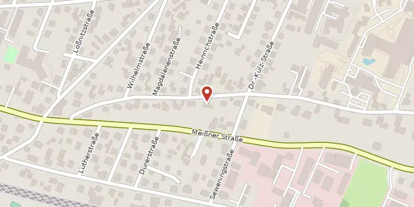 Karte der Umgebung von Borstraße 41, 01445 Radebeul