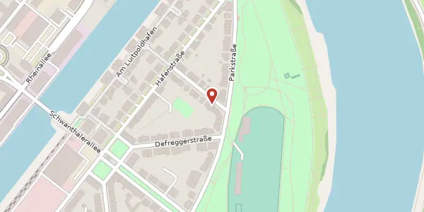 Karte der Umgebung von Lenbachstraße 5, 67061 Ludwigshafen am Rhein