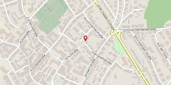 Karte der Umgebung von Freiligrathstr. 13, 45219 Essen