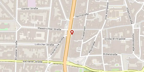 Karte der Umgebung von Hohenzollernring 22-24, 50672 Köln