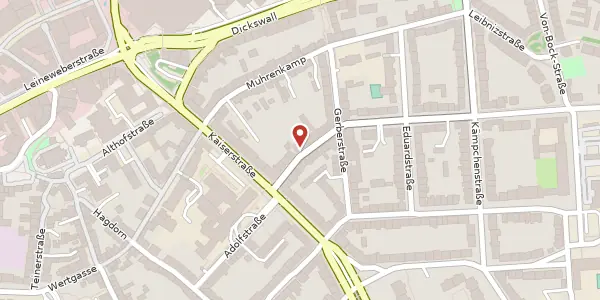 Karte der Umgebung von Adolfstr. 37, 45468 Mülheim an der Ruhr