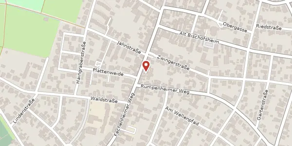 Karte der Umgebung von Schäfergasse 25, 63477 Maintal
