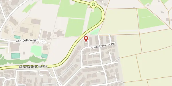 Karte der Umgebung von Anne-Frank-Weg 13, 73207 Plochingen