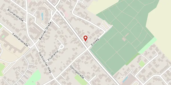 Karte der Umgebung von Bielefelder Str. 33, 33790 Halle