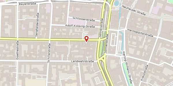 Karte der Umgebung von Schwanthaler Str. 3, 80336 München