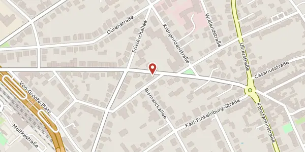 Karte der Umgebung von Rüngsdorfer Str. 24, 53173 Bonn