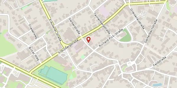 Karte der Umgebung von Gerberstraße 24, 42899 Remscheid