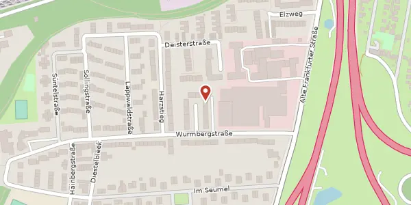 Karte der Umgebung von Wurmbergstraße 72, 38122 Braunschweig