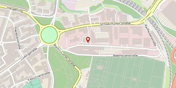 Karte der Umgebung von Schürerstr. 3, 97080 Würzburg