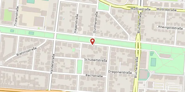 Karte der Umgebung von Ludwig Marum Straße 13, 76185 Karlsruhe