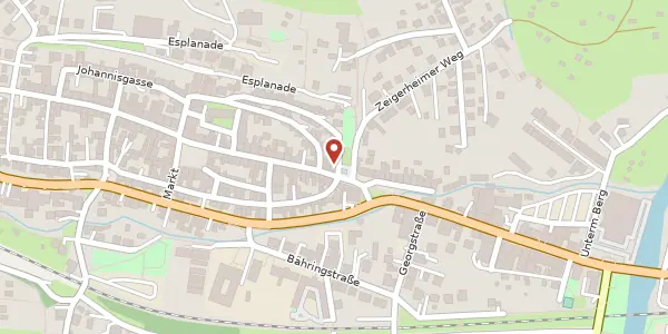 Karte der Umgebung von Untere Marktstraße 23, 07422 Bad Blankenburg
