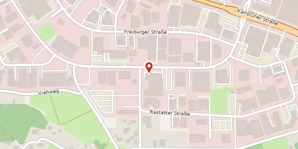 Karte der Umgebung von Stuttgarter Straße 13 a, 75179 Pforzheim