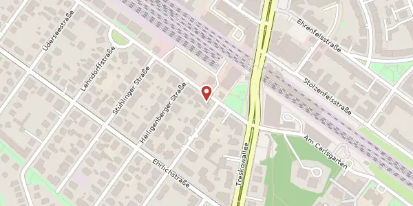 Karte der Umgebung von Wandlitzstraße 7, 10318 Berlin