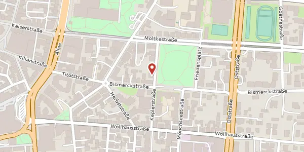 Karte der Umgebung von Friedensplatz 1, 74072 Heilbronn