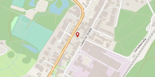 Karte der Umgebung von Lübecker Straße 50, 23611 Bad Schwartau