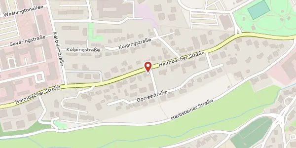 Karte der Umgebung von Haimbacher Straße 33, 36041 Fulda