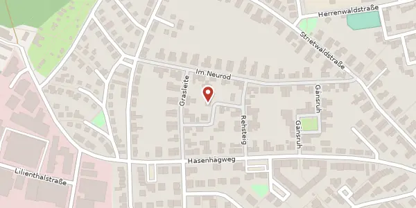 Karte der Umgebung von Am Feldrain 5, 63741 Aschaffenburg