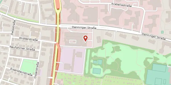 Karte der Umgebung von Denninger Str. 84, 81925 München