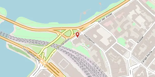 Karte der Umgebung von An der Alster 83, 20099 Hamburg