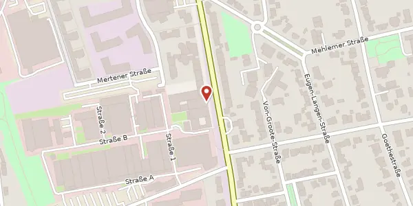 Karte der Umgebung von Bonner Str. 484, 50968 Köln