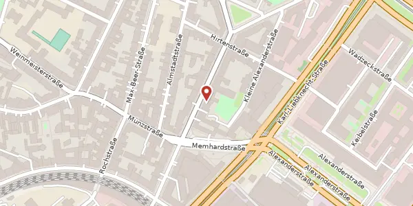 Karte der Umgebung von Rosa-Luxemburg-Straße 16, 10178 Berlin
