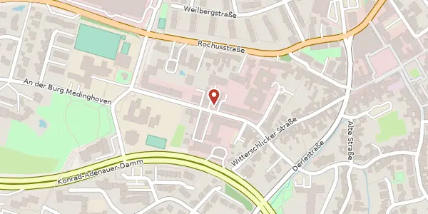 Karte der Umgebung von Heilsbachstr. 22, 53123 Bonn