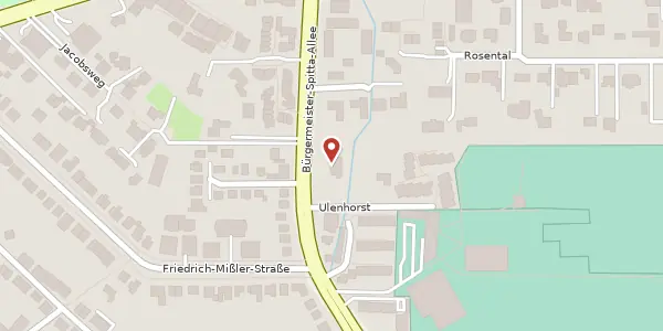 Karte der Umgebung von Bürgermeister-Spitta-Allee 18, 28329 Bremen