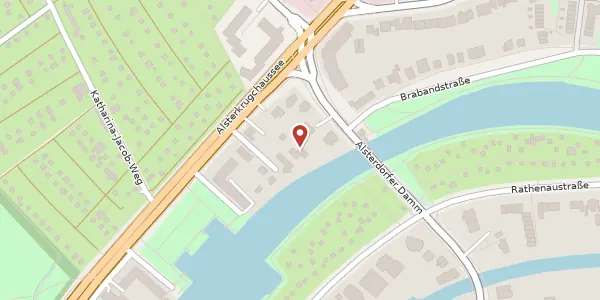 Karte der Umgebung von Alsterkrugchaussee 282D, 22297 Hamburg