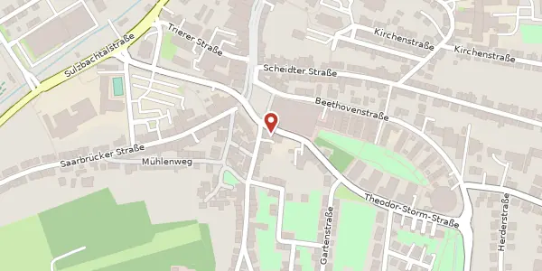 Karte der Umgebung von Theodor-Storm-Straße 18, 66125 Saarbrücken
