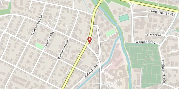 Karte der Umgebung von Austraße 6, 73230 Kirchheim/Teck