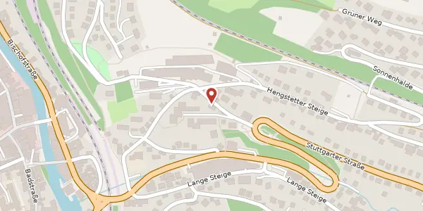 Karte der Umgebung von Eduard-Conz-Straße 5, 75365 Calw