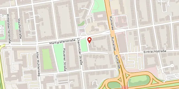 Karte der Umgebung von Chemnitzer Str. 126, 44139 Dortmund