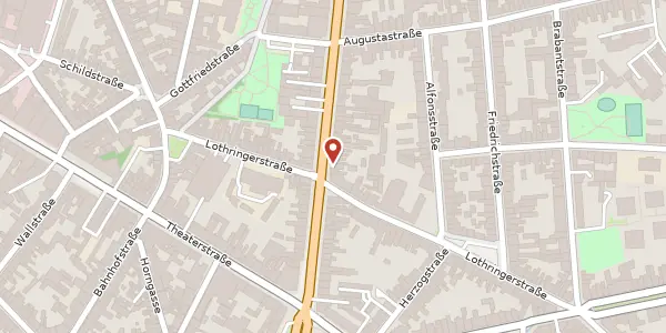 Karte der Umgebung von Wilhelmstraße 77, 52070 Aachen