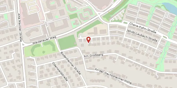 Karte der Umgebung von Jakob-Laubach-Straße 20, 55130 Mainz