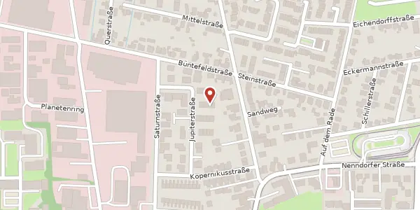 Karte der Umgebung von Jupiterstraße 7 c, 30952 Ronnenberg