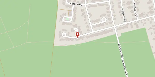 Karte der Umgebung von Heinrich-Zille-Straße 40, 14974 Ludwigsfelde