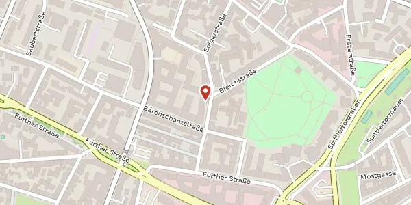 Karte der Umgebung von Bleichstr. 22 A, 90429 Nürnberg