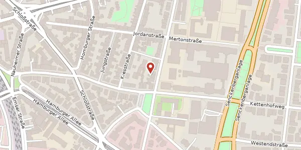 Karte der Umgebung von Gräfstr. 41, 60486 Frankfurt