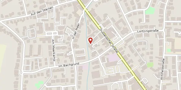 Karte der Umgebung von Düsseldorfer Str. 43e, 40667 Meerbusch