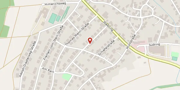 Karte der Umgebung von Ernst-Reuter-Straße 11, 35075 Gladenbach