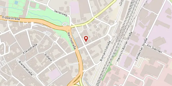 Karte der Umgebung von Dudenstraße 14, 36251 Bad Hersfeld