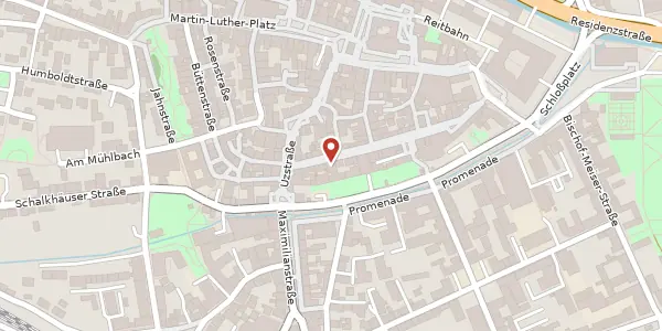Karte der Umgebung von Neustadt 6, 91522 Ansbach