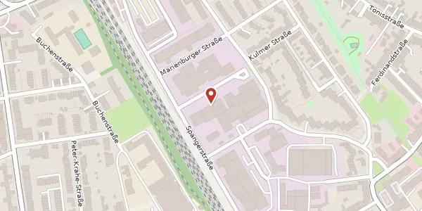 Karte der Umgebung von Kolberger Str. 7, 40599 Düsseldorf